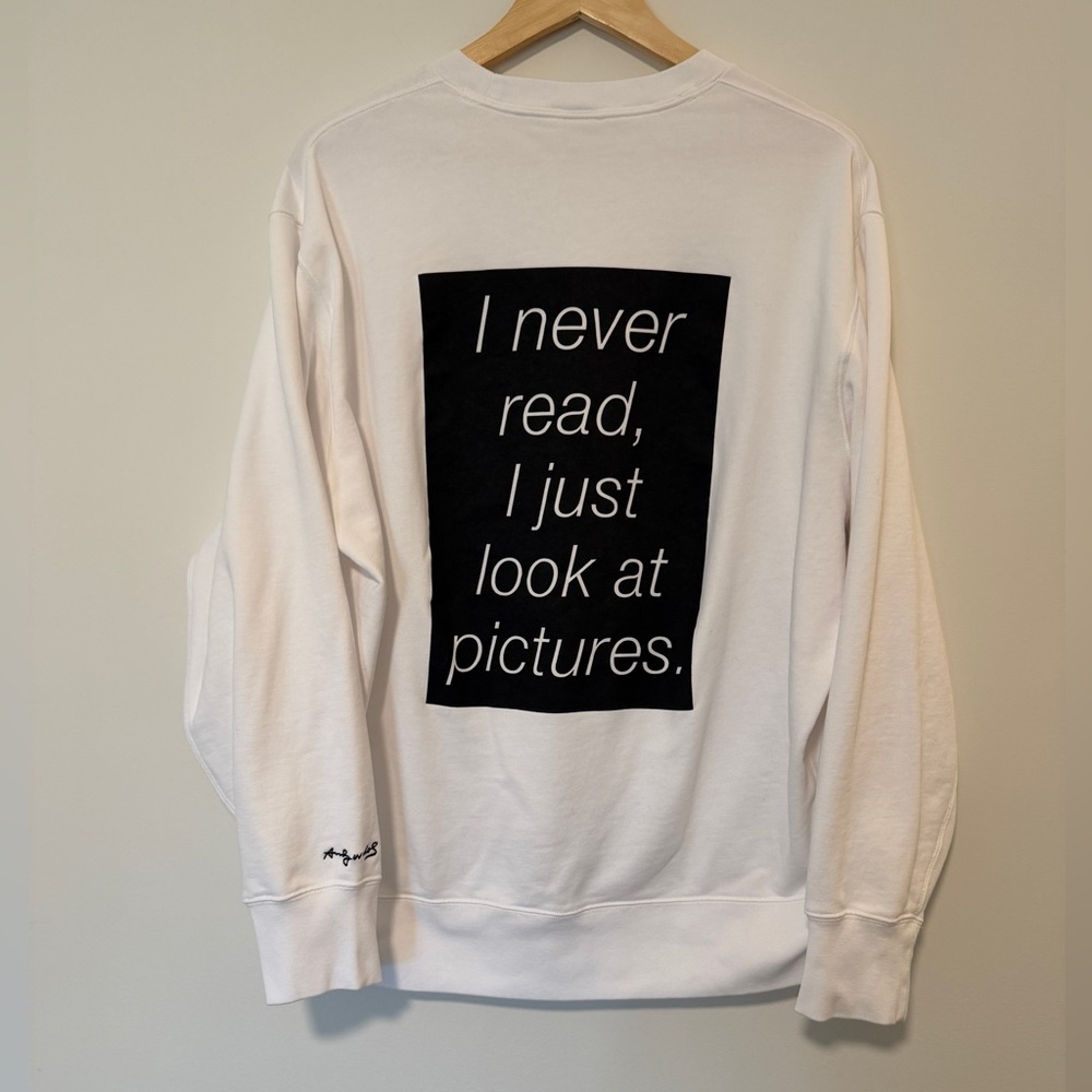 Uniqlo The Philosophy of Andy Warhol Terry Crewneck Sweatshirt